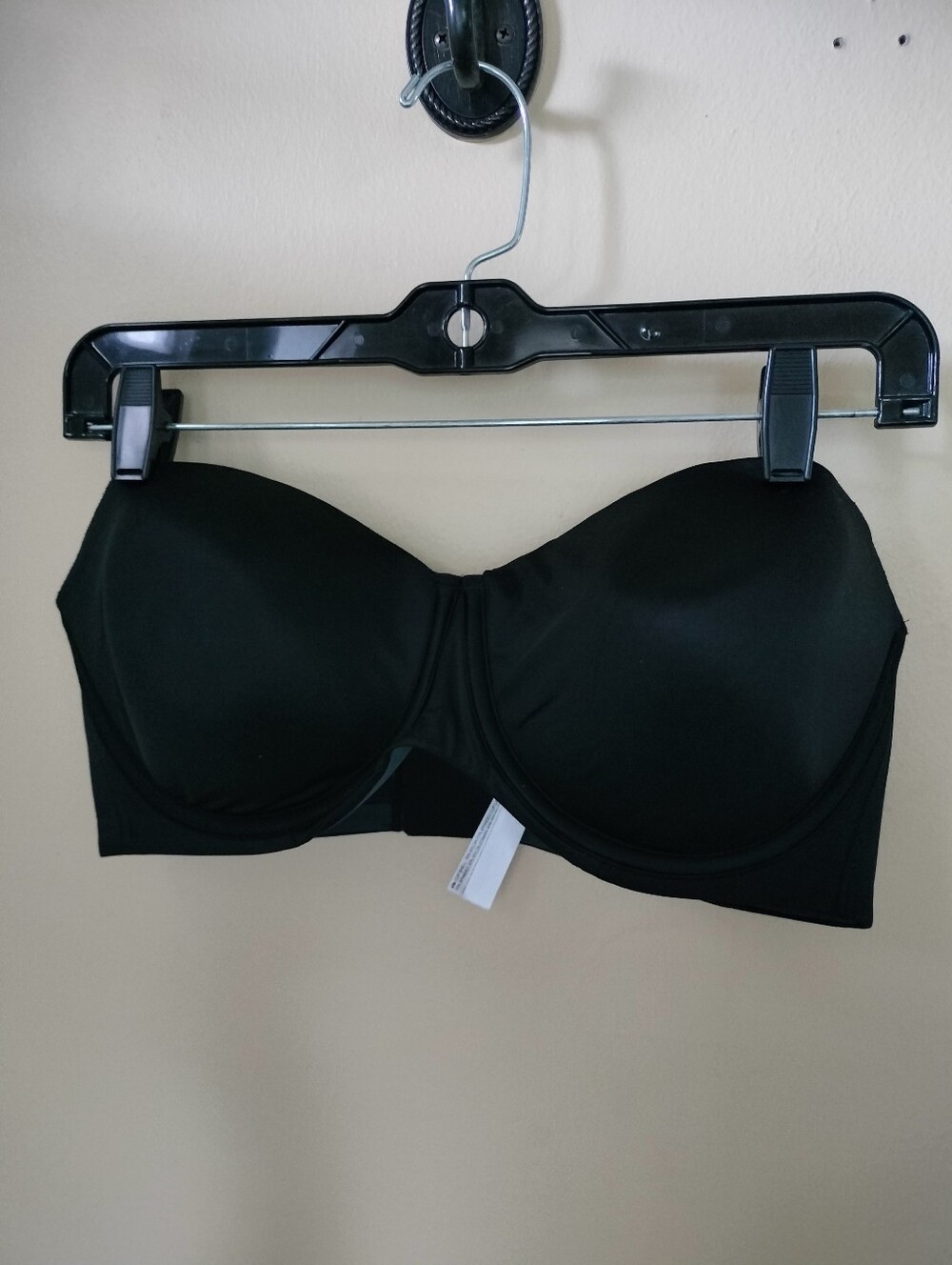 Soma Vanishing Strapless Black Underwire Bra 36 DDD